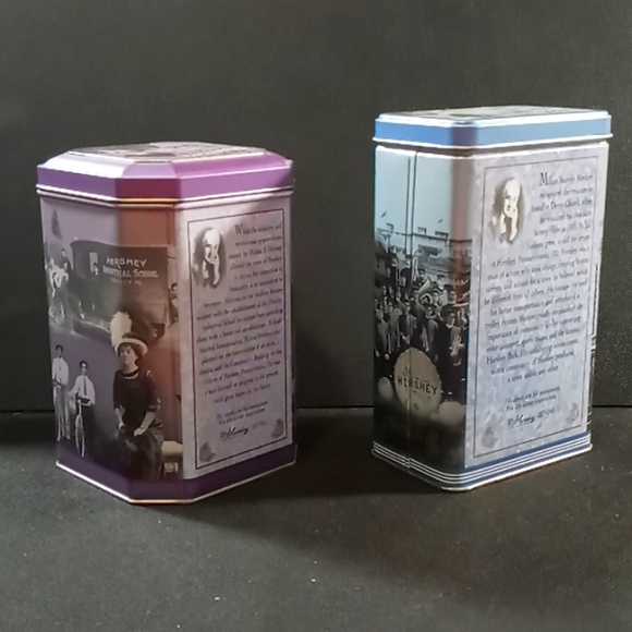Vintage 1996 Hershey's "Building a Legacy Cannister Series" (Cannisters #2 & #3) - Picture 2 of 16